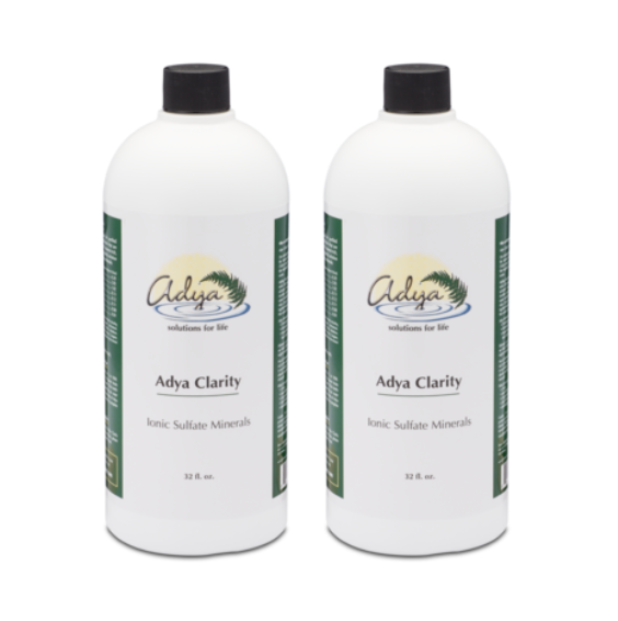 1L Adya Clarity Water Purification Solution 2-PACK