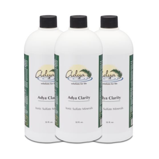 1L Adya Clarity Water Purification Solution 3-PACK