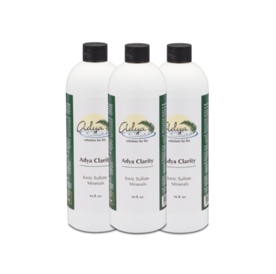 500ml Adya Clarity Water Purification Solution 3-PACK